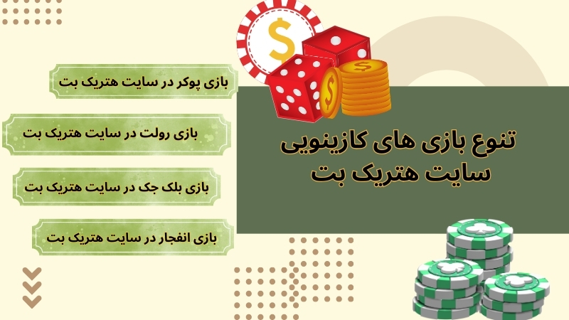 روش‌های شارژ حساب و برداشت سود از سایت هتریک بت
